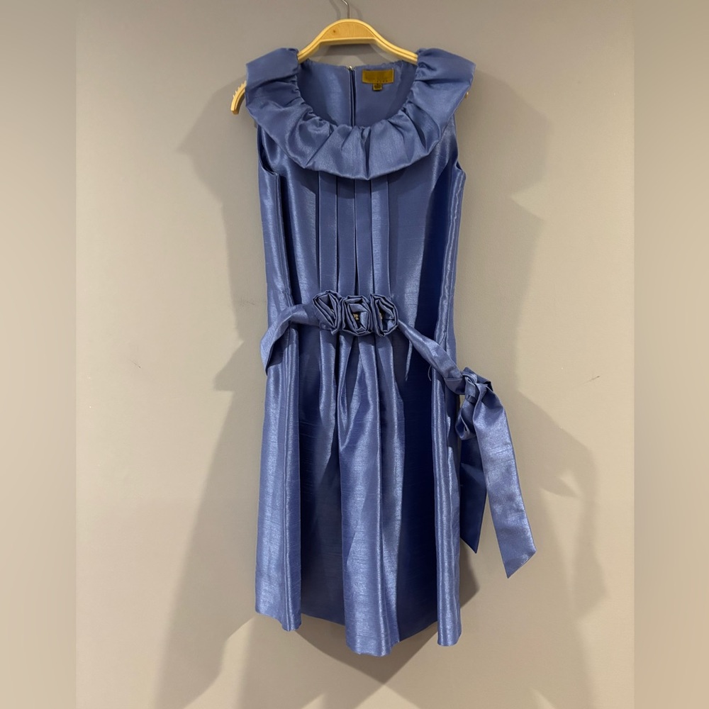 Nicole Miller Kids Shimmering Blue Dress